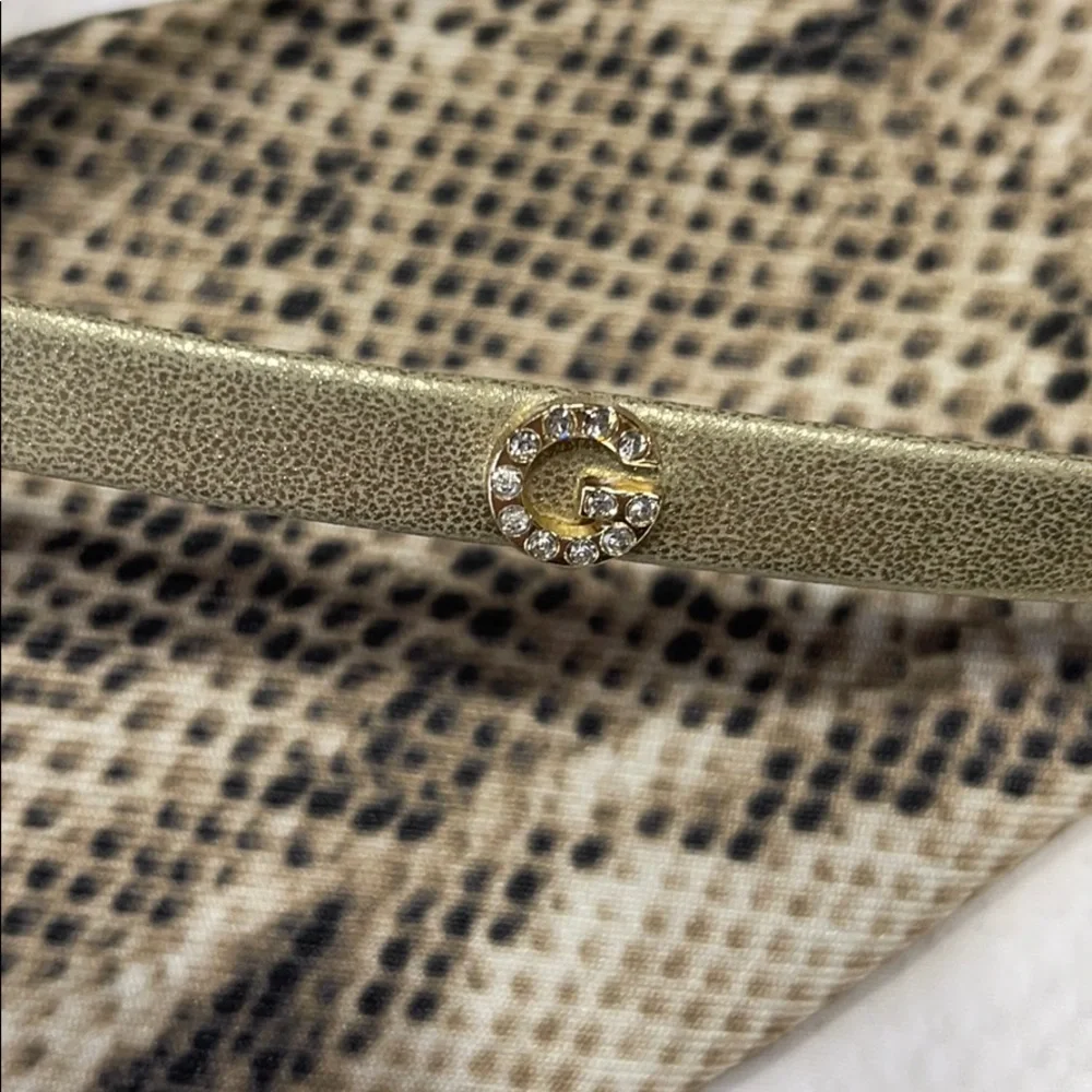 - GBG Golden Snake Sandals size 8